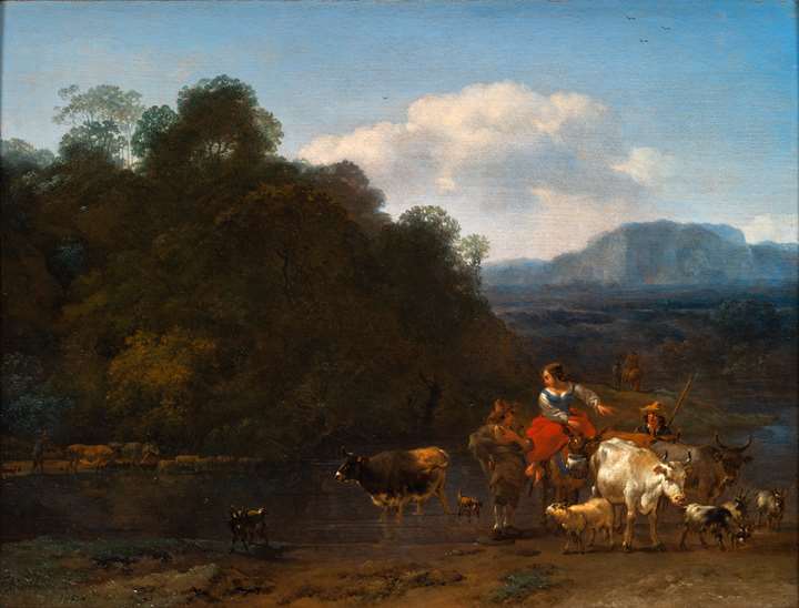 Landscape with Farmers and Cattle.